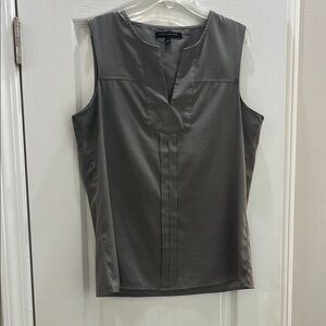 Banana Republic Cool Olive Sleeveless Blouse